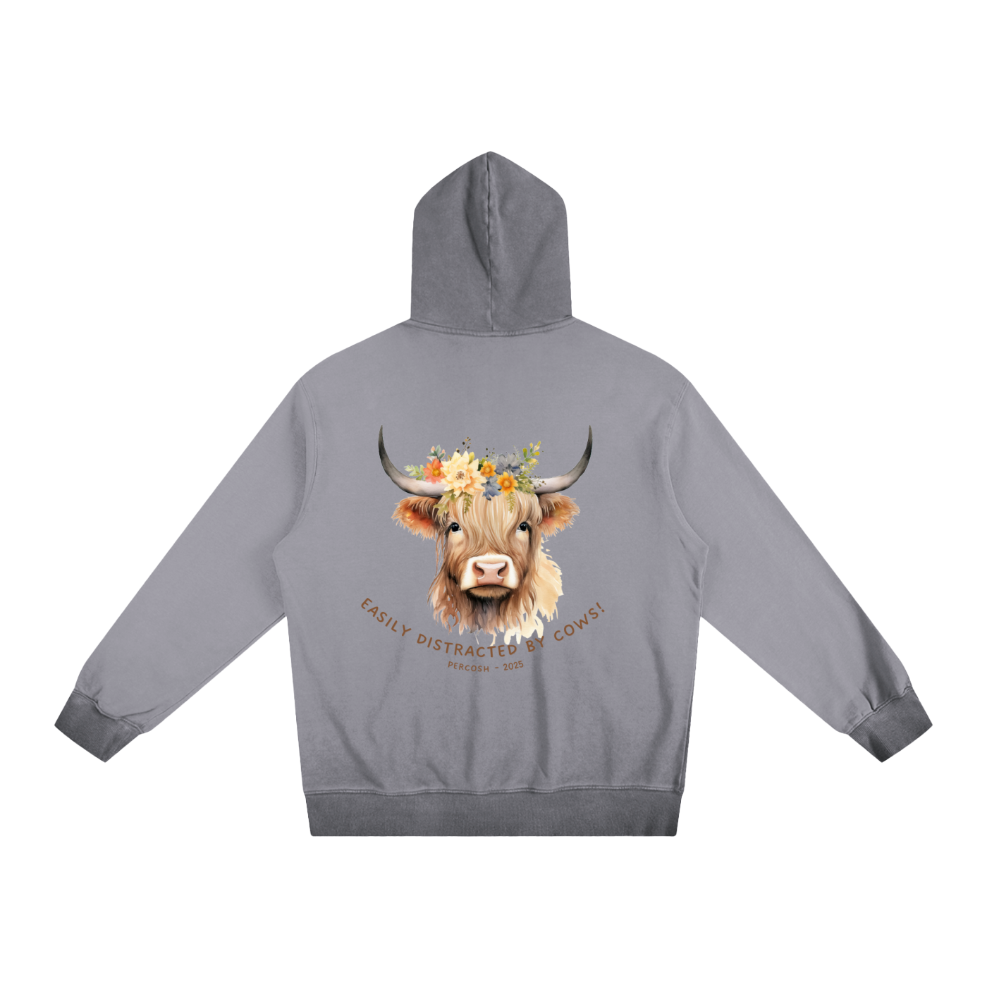 Ombre Stone Washed Colorpointed Hoodie