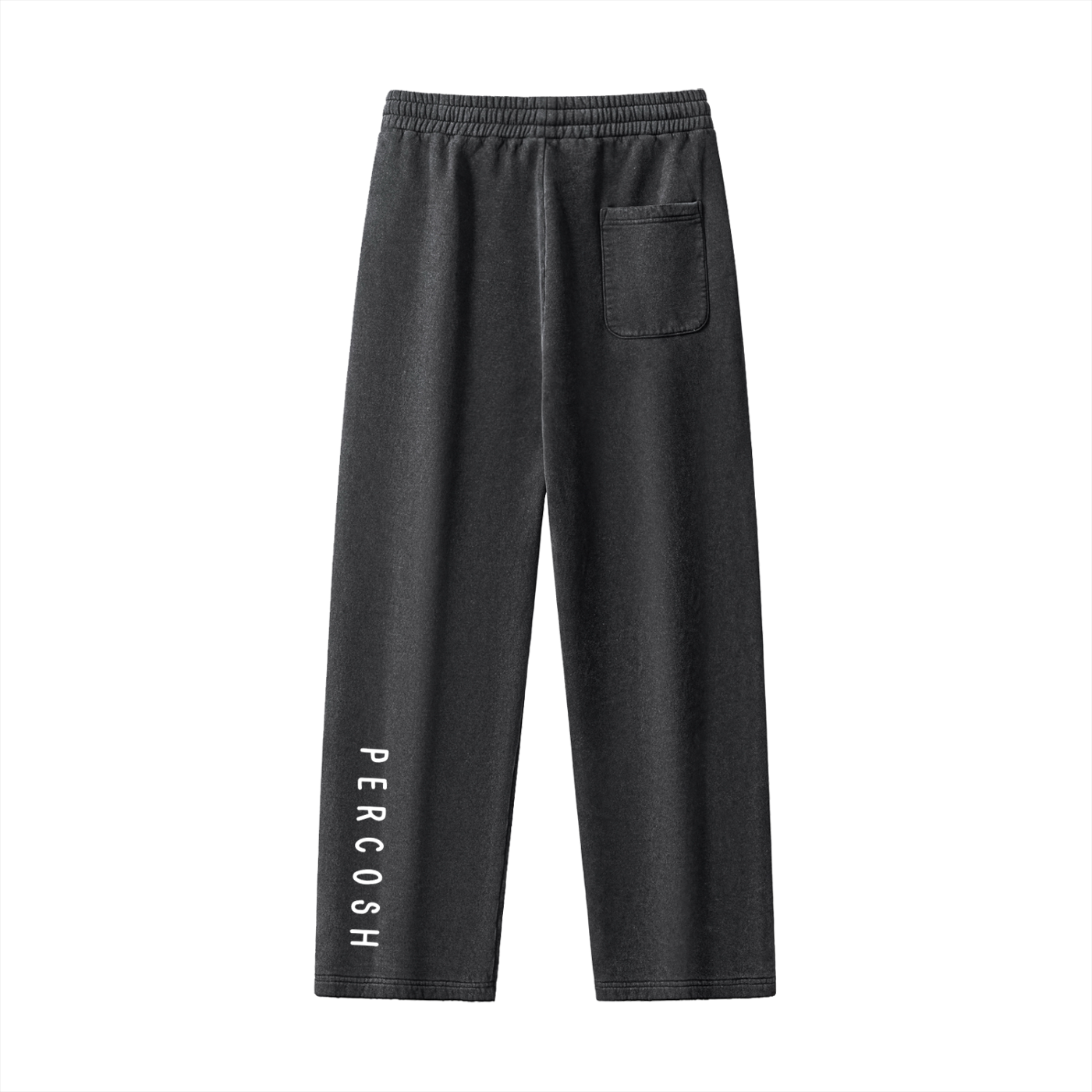 Frayed Enzyme Washed Fleece Sweatpants