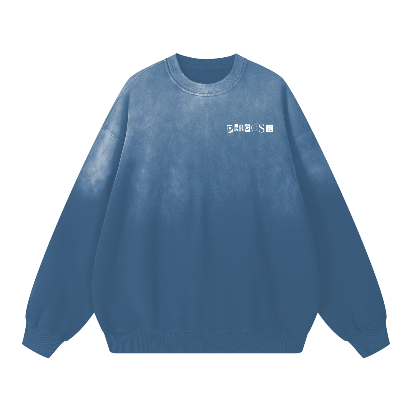 Sunfade Drop-Shoulder Cotton Sweatshirt