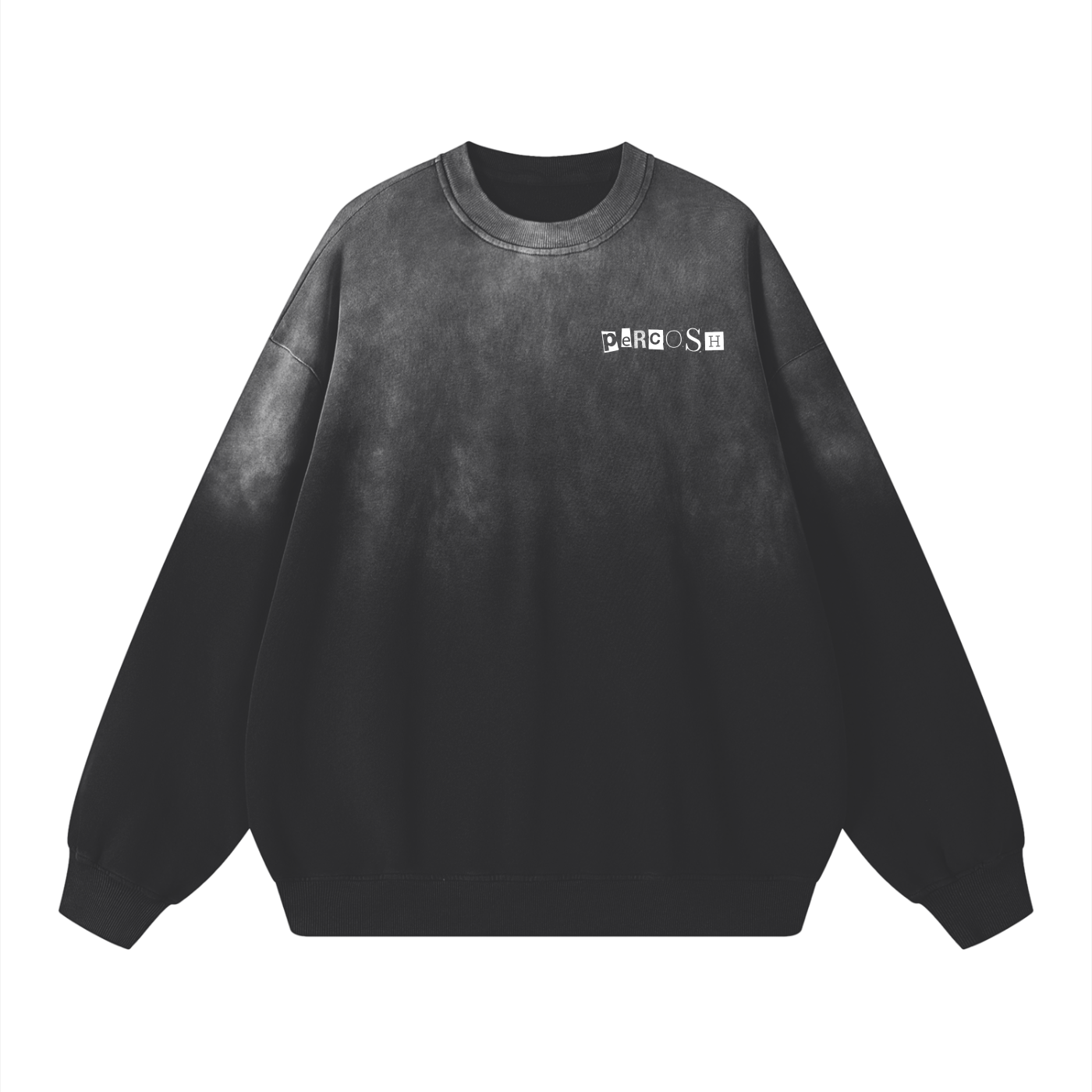 Sunfade Drop-Shoulder Cotton Sweatshirt