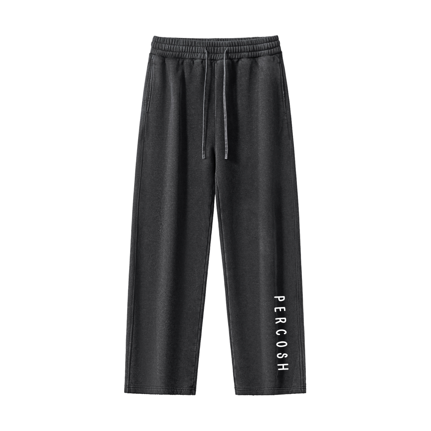 Frayed Enzyme Washed Fleece Sweatpants